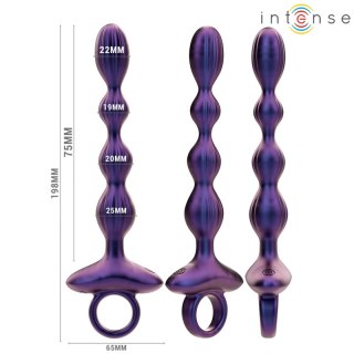 Intense Jackie Model 1 - Wibrujący Plug Anatomiczny z Pilotem, Czarny