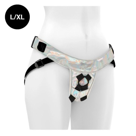 MYTHOLOGY Fantasy Harness Opalizujący L/XL - regulowane szelki vegan