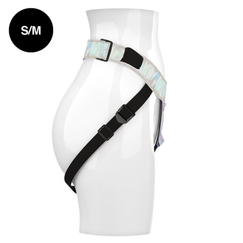 MYTHOLOGY Fantasy Harness Opalizujący S/M - Regulowane szelki vegan