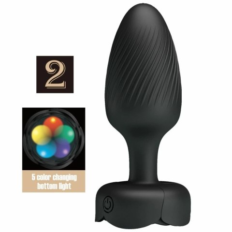 Pretty Love Varian Plug LED czarny silikonowy 10,8 cm USB