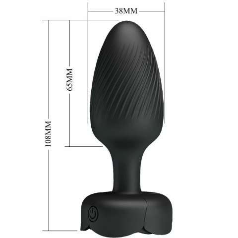 Pretty Love Varian Plug LED czarny silikonowy 10,8 cm USB