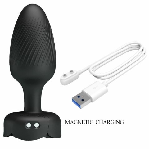 Pretty Love Varian Plug LED czarny silikonowy 10,8 cm USB