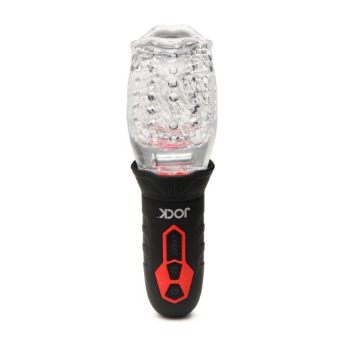 JOCK Spinning & Vibrating System Transparent/Czarny IPX7 9"