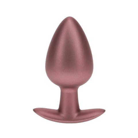 OUCH! Smooth Silicone Plug Large 3.5'' 8,9 cm Rożowe Złoto