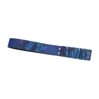 Ouch! Florence Collection Paddle Niebieska Elegancka Skorzana Łopatka