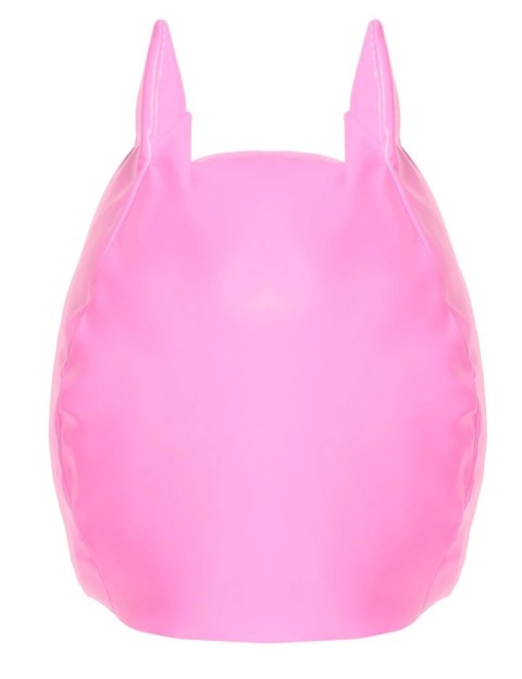 Black Level Mask Winylowa Koci Styl Rożowa S-L Anatomiczna