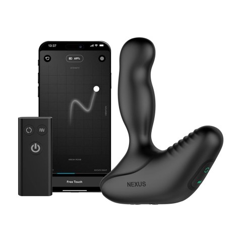 Nexus Revo Stealth Intymny masażer rotacyjny silikonowy, sterowanie pilotem