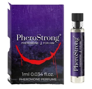 PheroStrong J For Him perfumy z feromonami, irys, ambra, 1 ml