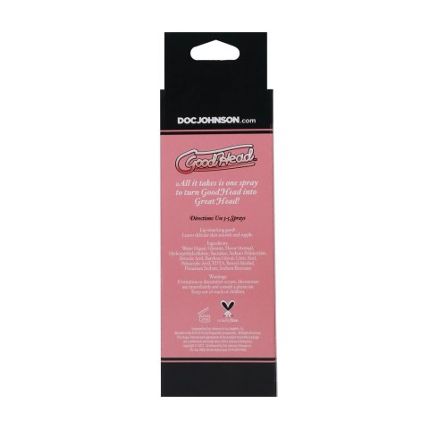 Doc Johnson GoodHead Juicy Head Spray na suchość ust 59ml smak wiśniowy