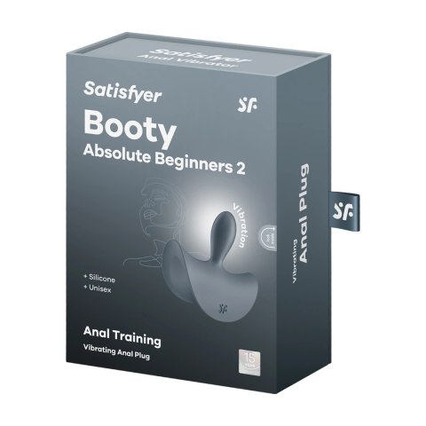 Satisfyer Booty Absolute Beginners 2 - silikonowy korek wibrujący, 12 trybow