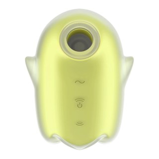 Satisfyer Glowing Ghost - wibrator pulsacyjny LED, silikon, fioletowy