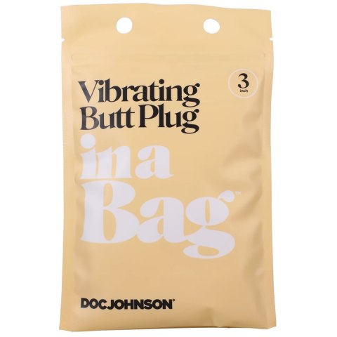 Doc Johnson Intimate Plug 8 cm silikonowy z systemem wibracji
