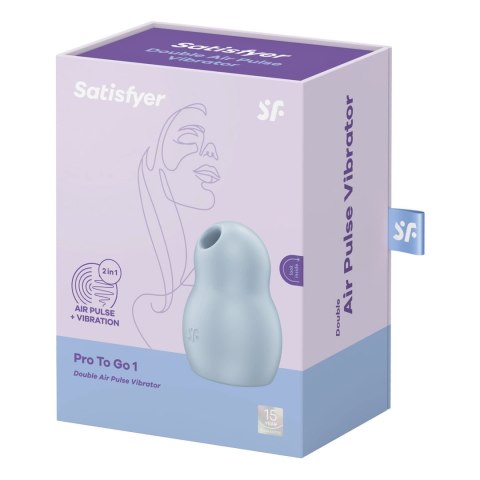 Satisfyer Pro To Go 1 - kompaktowy model pulsacyjny wodoodporny IPX7