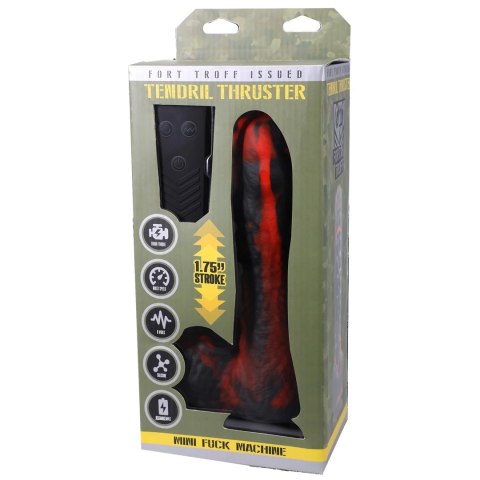 Doc Johnson Tendril Thruster - Wibrator obrotowy, silikonowy, USB