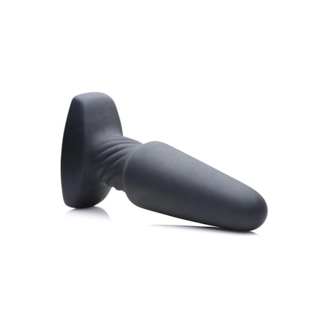 XR Brands Slim R Model R zdalnie sterowany korek silikonowy czarny