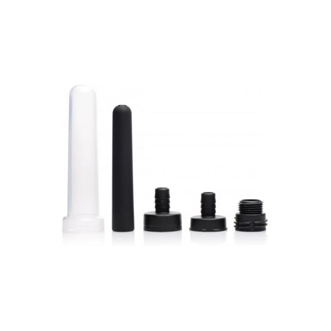 XR Brands Clean Stream Travel Set - Zestaw adapterow do butelek, 5 szt.