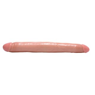 XR Brands Double Ended Model PVC 44,5 cm jasny - dwustronna konstrukcja