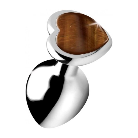 XR Brands Korek ozdobny Tiger Eye średni aluminium brązowy 3 cale