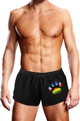 Prowler Kąpielowki Bokserki Paw Print Progress Pride M czarne