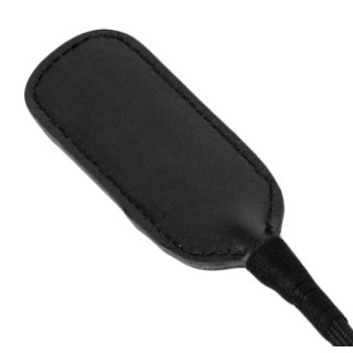 XR Brands model krotki bat jeździecki czarny 44,5 cm skora