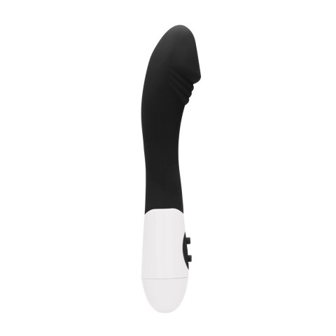 GC by Shots - Wibrator żebrowany silikonowy 19 cm, 10 trybow, czarny