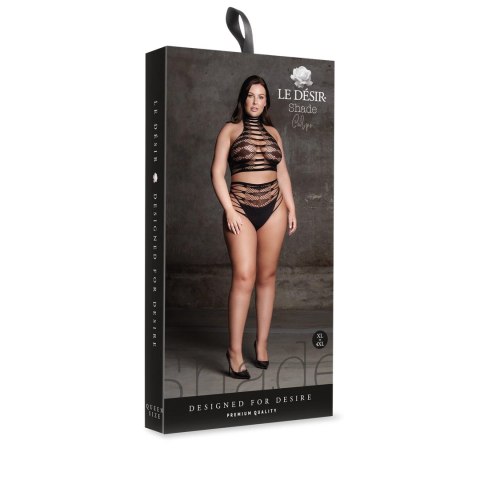 El Desir Carpo Plus Size komplet dwuczęściowy XL-XXXXL czarny
