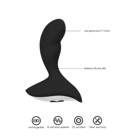 Simplicity Geron - Wibrator analny 10 trybow, silikonowy, USB