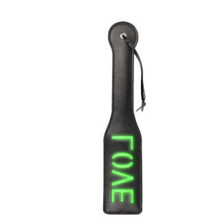 Ouch! Glow In The Dark Packa LOVE - Świecąca packa z fluorescencyjnym napisem