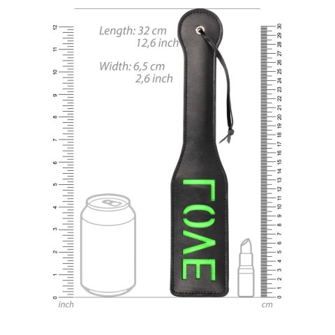 Ouch! Glow In The Dark Packa LOVE - Świecąca packa z fluorescencyjnym napisem