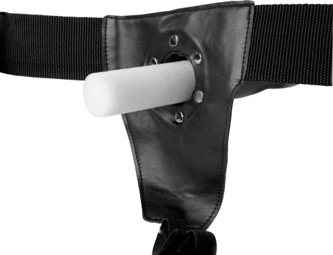 Ouch! Hollow Strap-On 20 cm Świecący, Wypustki, Regulowany Pasek