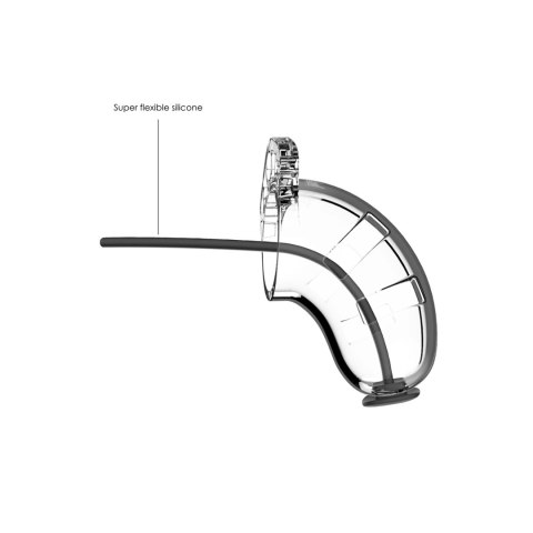Shots Chastity Urethral System 9 cm silikonowy z modułem rozszerzającym
