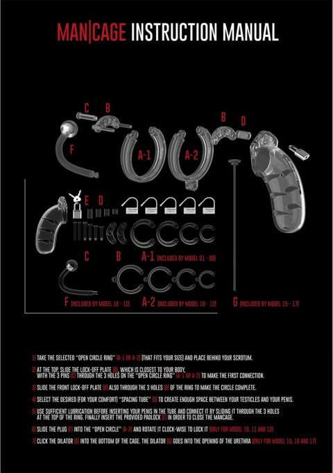 Shots Chastity Urethral System 9 cm silikonowy z modułem rozszerzającym