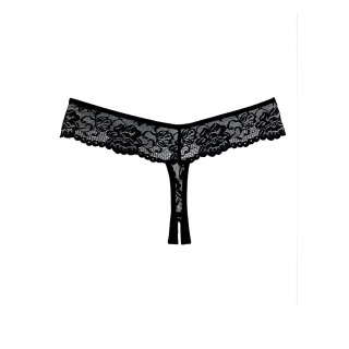 Chiqui Love Allure stringi bezszwowe z koronką czarne