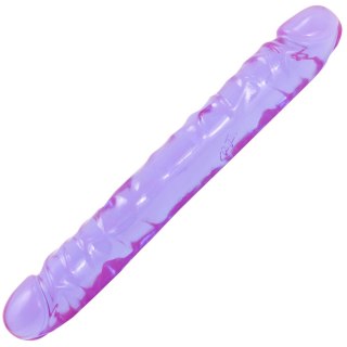 Doc Johnson Crystal Jellies JR Double - elastyczny model dwustronny 30 cm