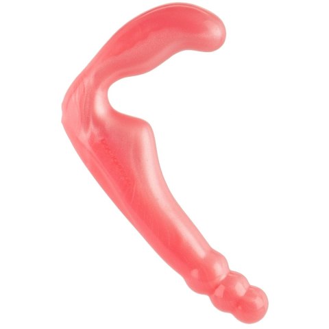 Doc Johnson Platinum Strapless System silikonowy rożowy 16,5 cm