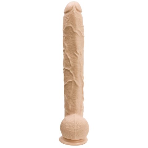 Doc Johnson Rambone Black 38 cm - model z przyssawką i anatomiczną podstawą