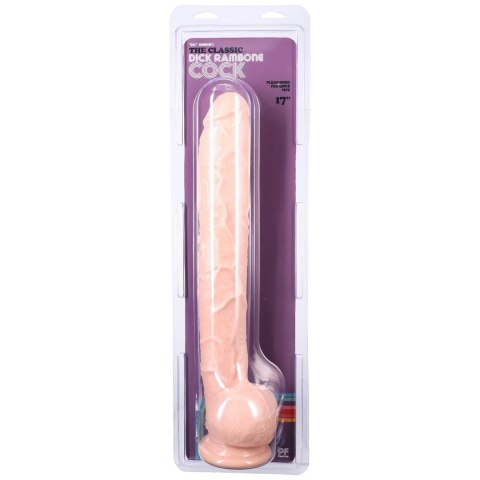 Doc Johnson Rambone Black 38 cm - model z przyssawką i anatomiczną podstawą