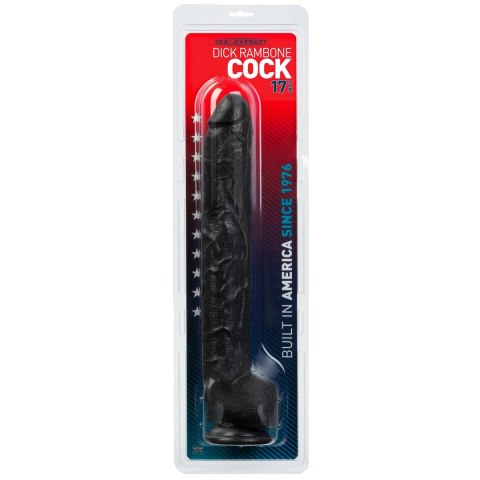Doc Johnson Rambone Classic - model z przyssawką, 38 cm, czarny