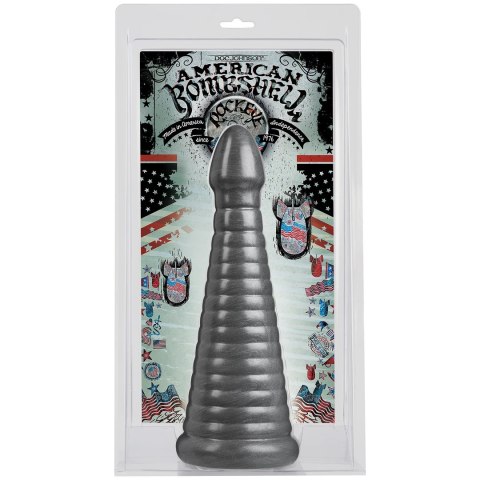 Doc Johnson Rockeye korek anatomiczny z PVC żebrowany 25,7 cm