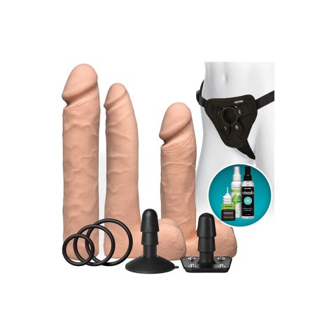 Doc Johnson Vac-U-Lock Advanced Set - Zestaw systemowy, 3 nakładki ULTRASKYN