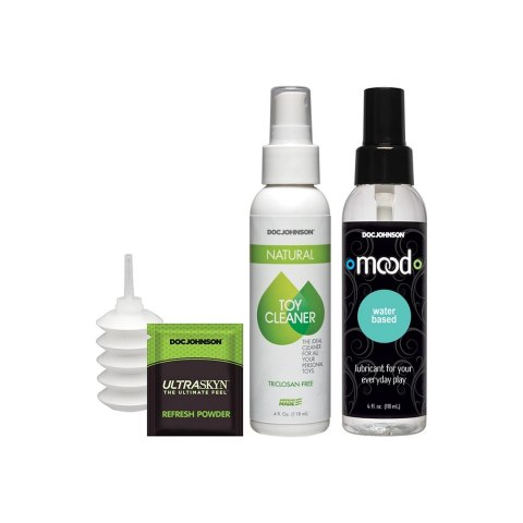 Doc Johnson Vac-U-Lock Advanced Set - Zestaw systemowy, 3 nakładki ULTRASKYN
