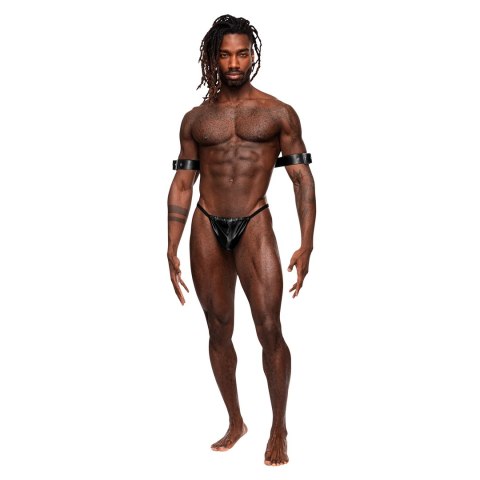 Male Power Leather Pisces - Pas z regulacją i elementami metalowymi