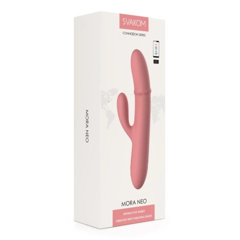 Svakom Mora NEO Interaktywny Model Krolik z Funkcją Thrusting 195mm