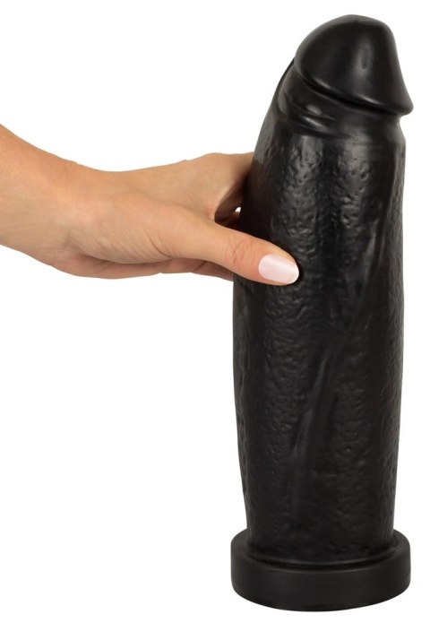 Realistixxx Real Giant XXL 29,8 cm - model anatomiczny czarny PVC