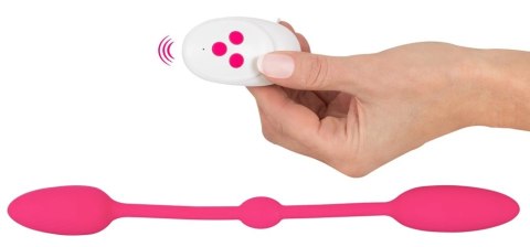 Sweet Smile RC Double Pleasure - System Wibracyjny Z Pilotem Rożowy
