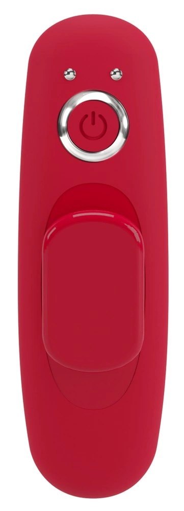 Sweet Smile RC Panty Vibrator Czerwony, Pilot, Magnes, 10 Trybow, 9,7 cm