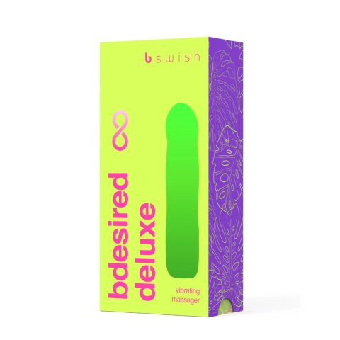 B Swish Bdesired Infinite Deluxe Wibrator 5 trybow zielony IPX7