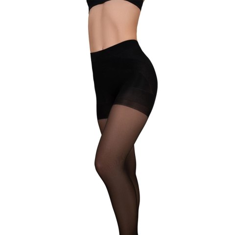 Bye Bra Power Up 40 rajstopy modelujące czarne S push-up