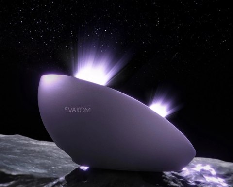 Svakom Pulse Galaxy Lilac - stymulator powietrzny z projektorem LED