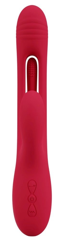 Sweet Smile Rabbit Flicking - Model z funkcją Flicking Tongue, fioletowy 24,2 cm